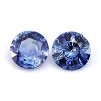 1.86&nbsp;Ct.Tw.Total Carat Weight Blue Sapphire Pair from Ceylon (Sri Lanka) Video