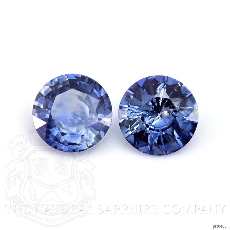 1.86 Ct.Tw. Blue Sapphire Pair from Ceylon (Sri Lanka)