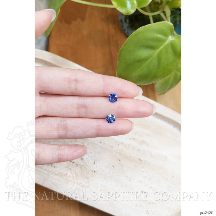 1.86 Ct.Tw. Blue Sapphire Pair from Ceylon (Sri Lanka)