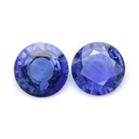 1.43&nbsp;Ct.Tw.Total Carat Weight Blue Sapphire Pair from Ceylon (Sri Lanka) Video