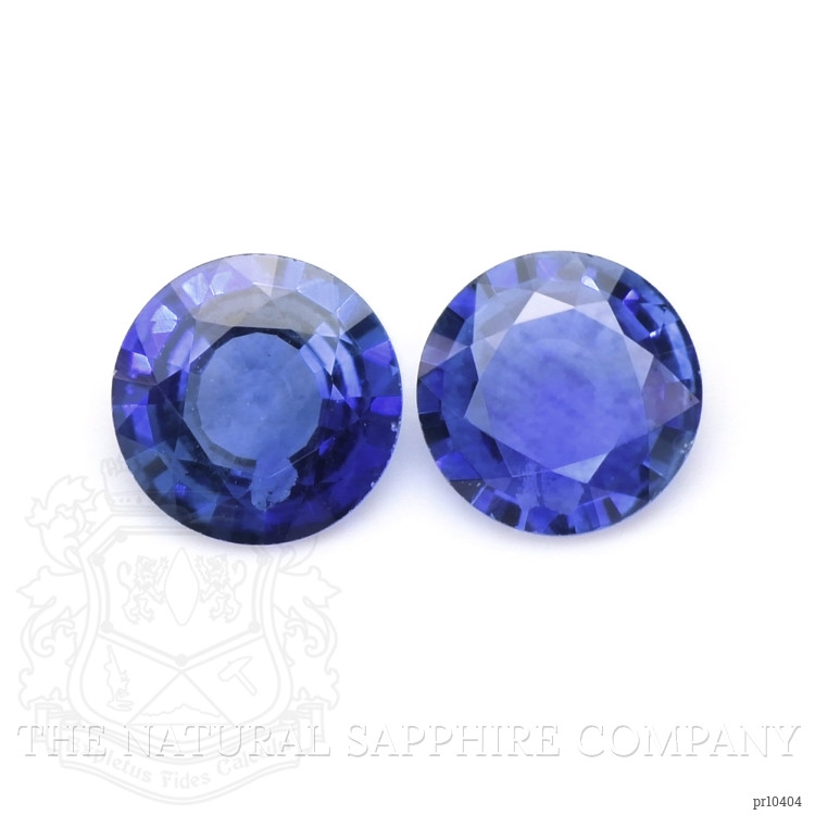 1.43 Ct.Tw. Blue Sapphire Pair from Ceylon (Sri Lanka)