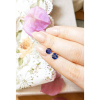 1.43&nbsp;Ct.Tw.Total Carat Weight Blue Sapphire Pair from Ceylon (Sri Lanka) Life Style