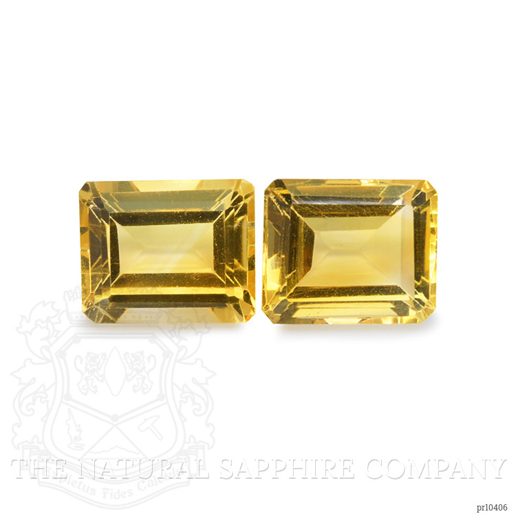 9.34 Ct.Tw. Citrine Pair from Brazil