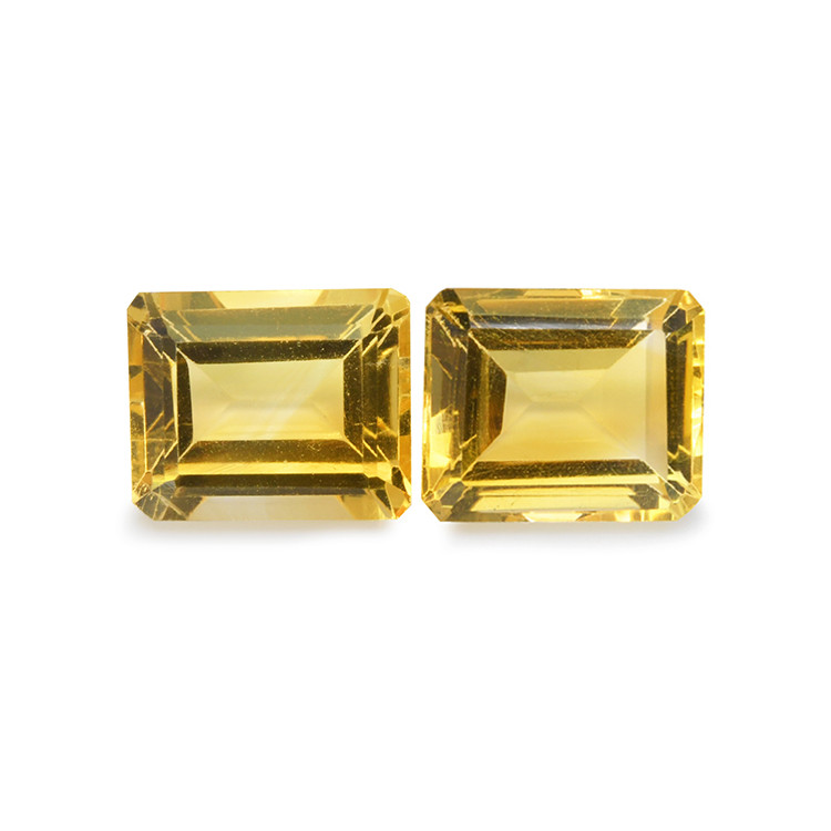 9.34 Ct.Tw. Citrine Pair from Brazil