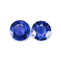 1.61&nbsp;Ct.Tw.Total Carat Weight Blue Sapphire Pair from Ceylon (Sri Lanka) Video