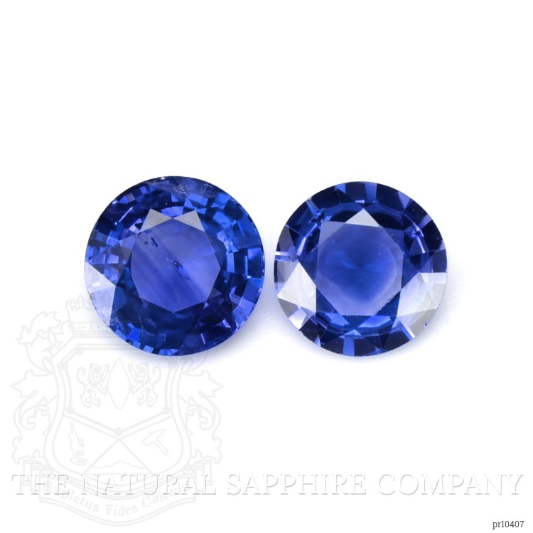 1.61 Ct.Tw. Blue Sapphire Pair from Ceylon (Sri Lanka)
