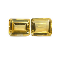 8.22 Ct.Tw.Total Carat Weight Citrine Pair from Brazil Image