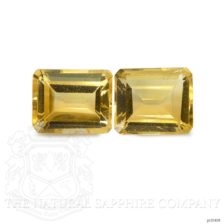 8.22 Ct.Tw. Citrine Pair from Brazil