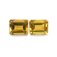8.31 Ct.Tw. Emerald Citrine Pair