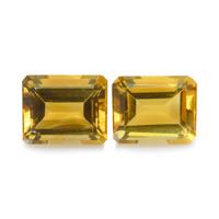 8.31 Ct.Tw.Total Carat Weight Citrine Pair from Brazil Image