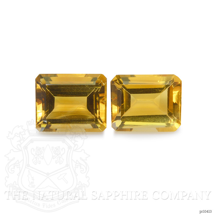8.31 Ct.Tw. Citrine Pair from Brazil
