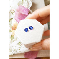 2.26&nbsp;Ct.Tw.Total Carat Weight Blue Sapphire Pair from Ceylon (Sri Lanka) Life Style