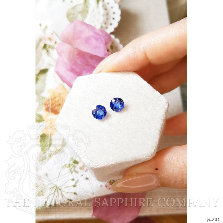2.26 Ct.Tw. Blue Sapphire Pair from Ceylon (Sri Lanka)