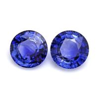 1.96&nbsp;Ct.Tw.Total Carat Weight Blue Sapphire Pair from Ceylon (Sri Lanka) Video