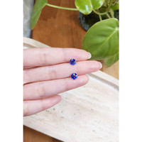 1.96&nbsp;Ct.Tw.Total Carat Weight Blue Sapphire Pair from Ceylon (Sri Lanka) Life Style