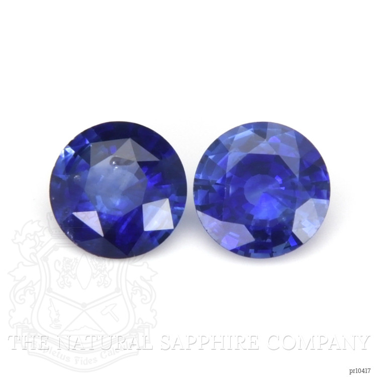 1.62 Ct.Tw. Blue Sapphire Pair from Ceylon (Sri Lanka)