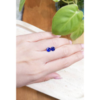 1.67&nbsp;Ct.Tw.Total Carat Weight Blue Sapphire Pair from Ceylon (Sri Lanka) Life Style