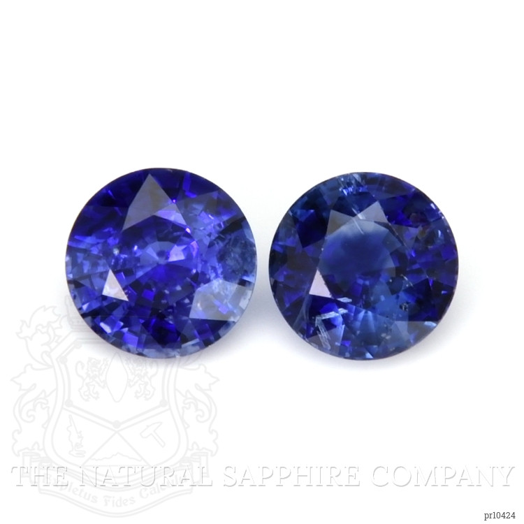 1.95 Ct.Tw. Blue Sapphire Pair from Ceylon (Sri Lanka)