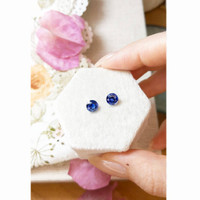 1.95&nbsp;Ct.Tw.Total Carat Weight Blue Sapphire Pair from Ceylon (Sri Lanka) Life Style
