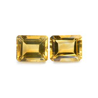 8.29 Ct.Tw.Total Carat Weight Citrine Pair from Brazil Image