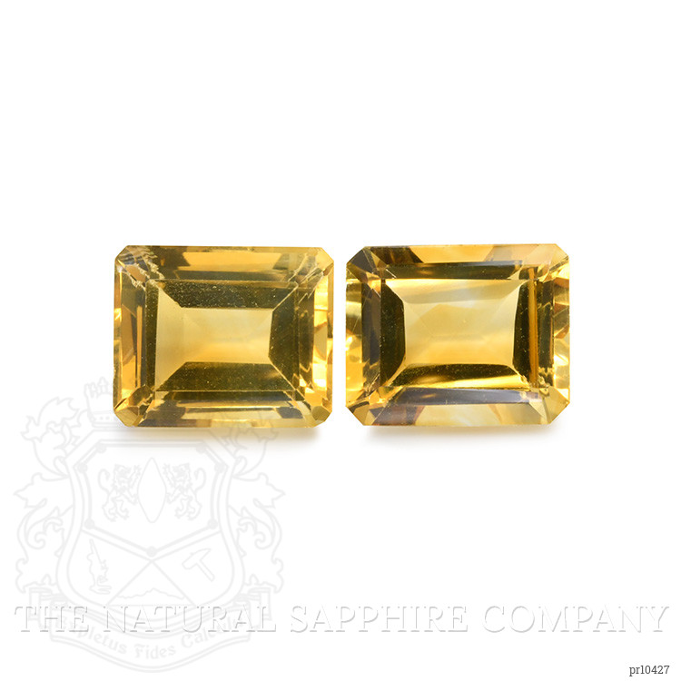 8.29 Ct.Tw. Citrine Pair from Brazil