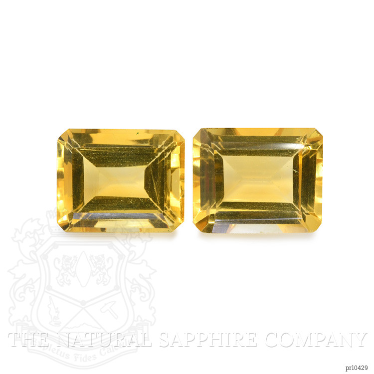 8.27 Ct.Tw. Citrine Pair from Brazil