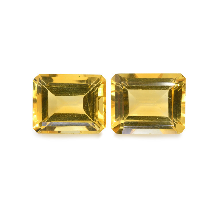 8.27 Ct.Tw. Citrine Pair from Brazil