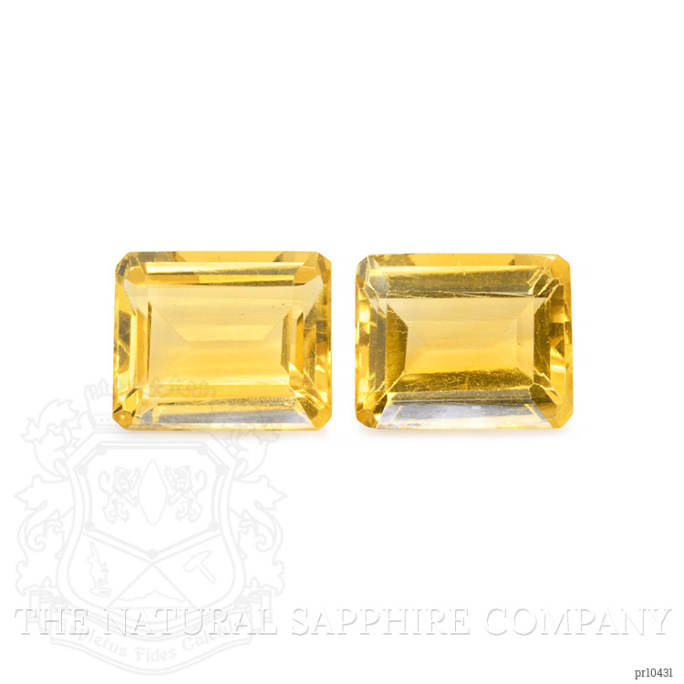 8.79 Ct.Tw. Citrine Pair from Brazil