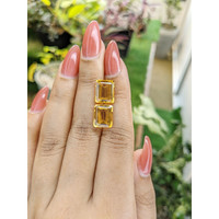 8.79 Ct.Tw.Total Carat Weight Citrine Pair from Brazil Life Style