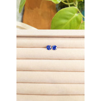 2.09&nbsp;Ct.Tw.Total Carat Weight Blue Sapphire Pair from Ceylon (Sri Lanka) Life Style