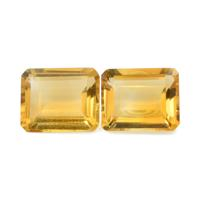 7.47 Ct.Tw.Total Carat Weight Citrine Pair from Brazil Image
