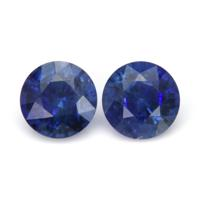 2.11&nbsp;Ct.Tw.Total Carat Weight Blue Sapphire Pair from Ceylon (Sri Lanka) Video