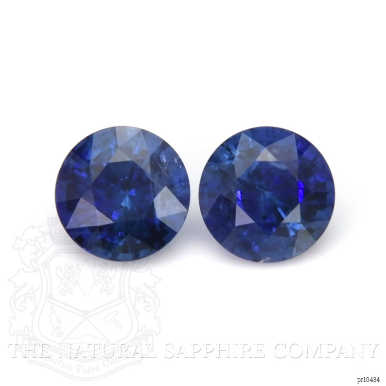 2.11 Ct.Tw. Blue Sapphire Pair from Ceylon (Sri Lanka)