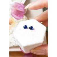 2.11&nbsp;Ct.Tw.Total Carat Weight Blue Sapphire Pair from Ceylon (Sri Lanka) Life Style