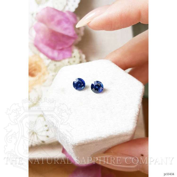 2.11 Ct.Tw. Blue Sapphire Pair from Ceylon (Sri Lanka)