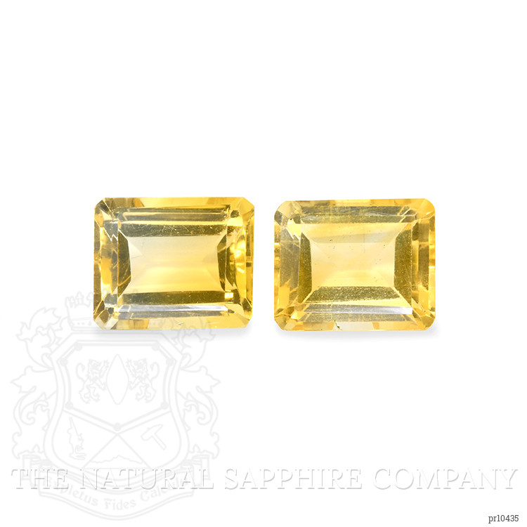 9.32 Ct.Tw. Citrine Pair from Brazil