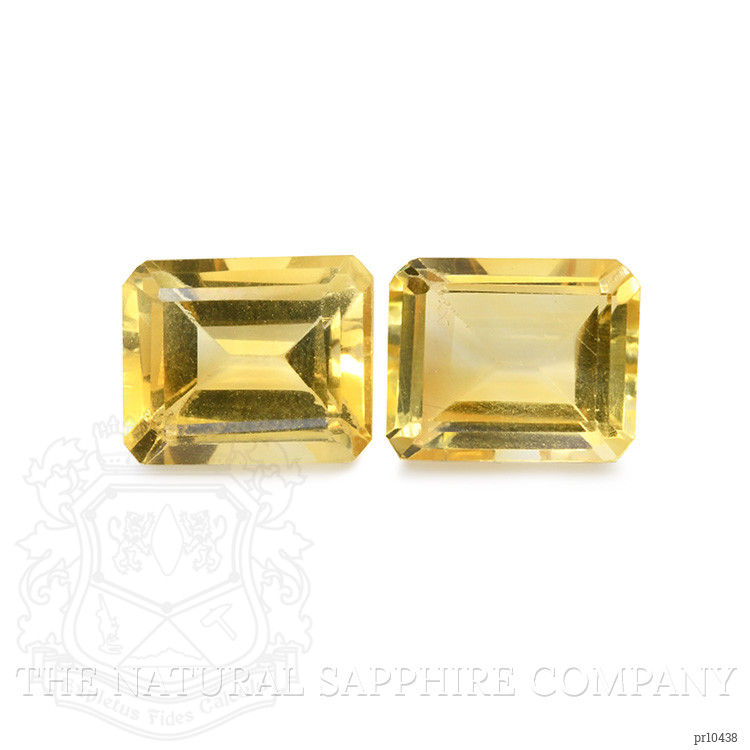 8.55 Ct.Tw. Citrine Pair from Brazil