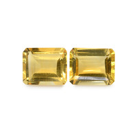 7.47 Ct.Tw.Total Carat Weight Citrine Pair from Brazil Image