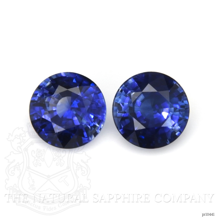 2.33 Ct.Tw. Blue Sapphire Pair from Ceylon (Sri Lanka)