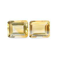 8.00 Ct.Tw. Emerald Citrine Pair