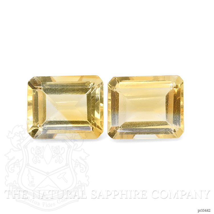 8.00 Ct.Tw. Citrine Pair from Brazil