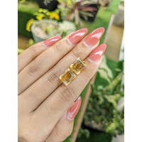 8.00 Ct.Tw.Total Carat Weight Citrine Pair from Brazil Life Style