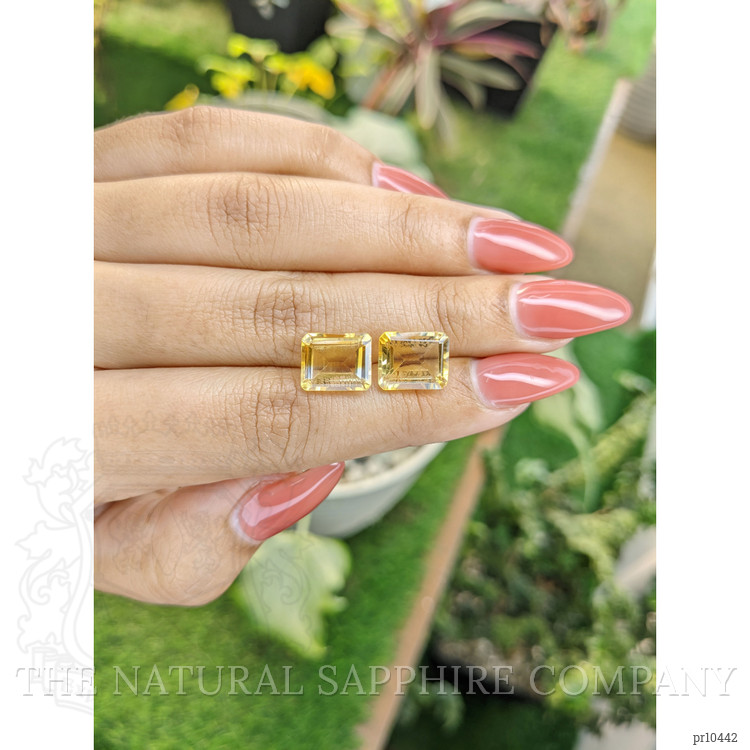 8.00 Ct.Tw. Citrine Pair from Brazil