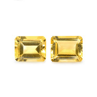 7.74 Ct.Tw.Total Carat Weight Citrine Pair from Brazil Image