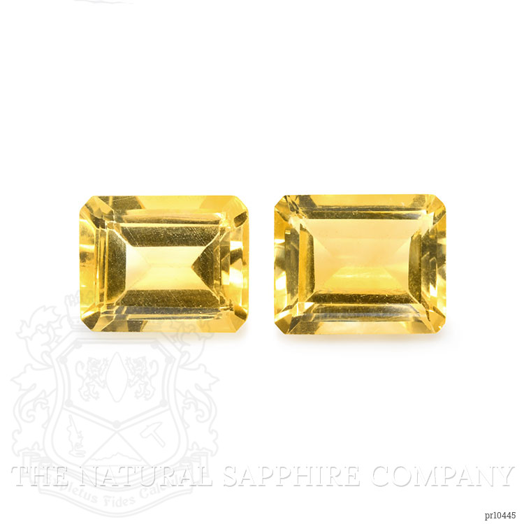 7.74 Ct.Tw. Citrine Pair from Brazil