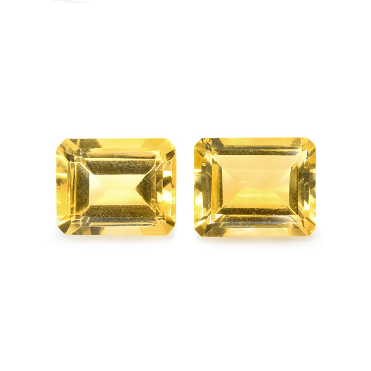 7.74 Ct.Tw. Citrine Pair from Brazil