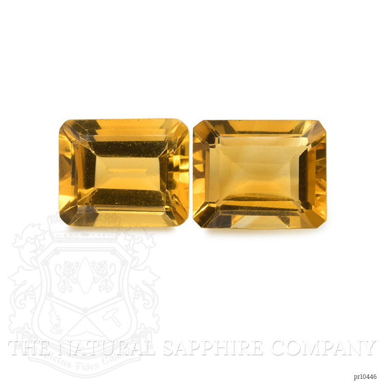 8.42 Ct.Tw. Citrine Pair from Brazil