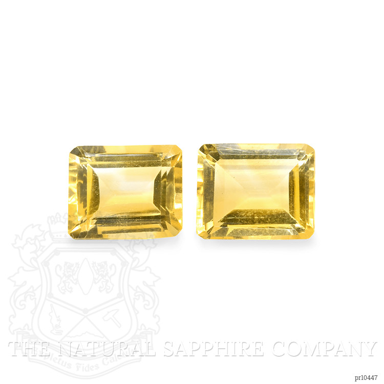 7.95 Ct.Tw. Citrine Pair from Brazil