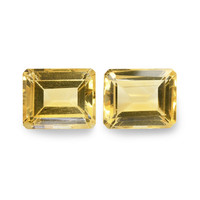 9.46 Ct.Tw. Emerald Citrine Pair