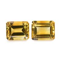 9.03 Ct.Tw.Total Carat Weight Citrine Pair from Brazil Image